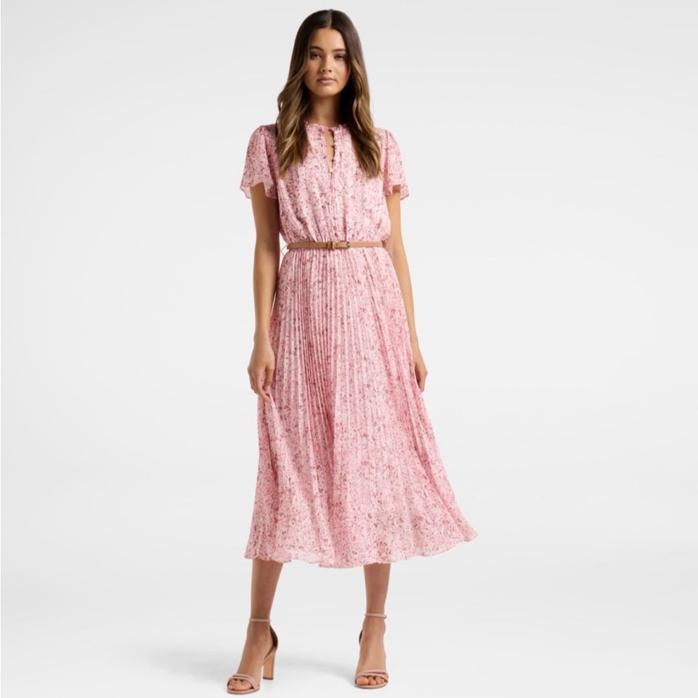 Ever New Julia Pleat Midi Dress